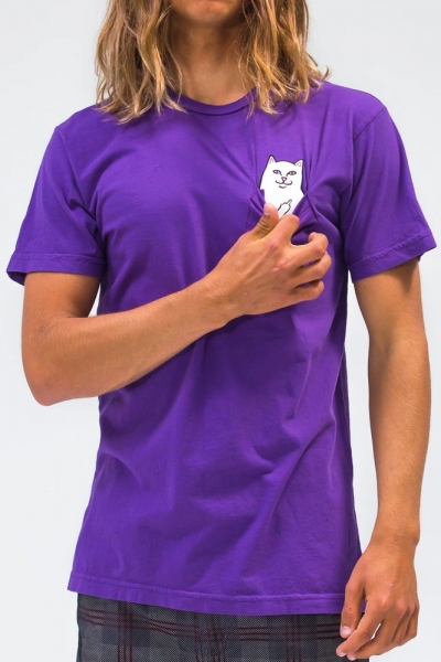 RIPNDIP Lord Nermal Pocket Tee Purple T Shirts Apparel MDCN