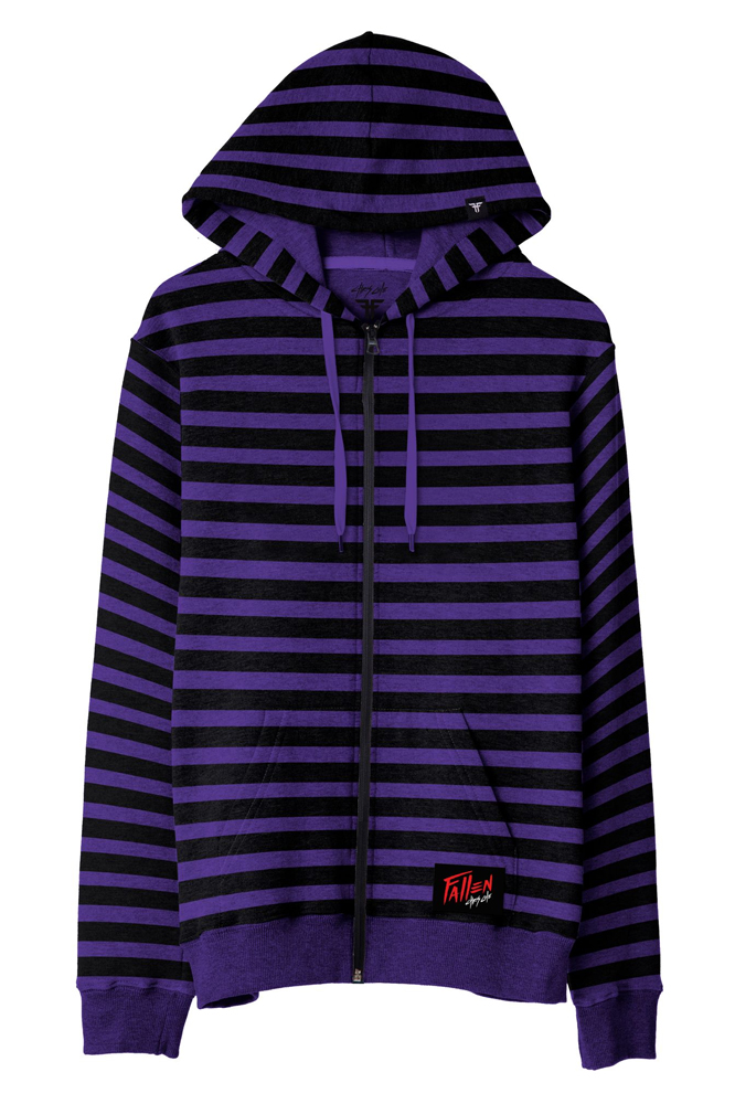 Fallen Cobra Chris Cole Hoodie Violet Black Sweater Apparel Mdcn